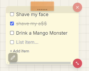 Board Todo List UI